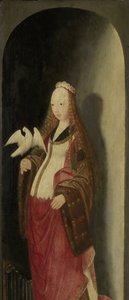 Saint Cecilia, Right Wing of a Triptych