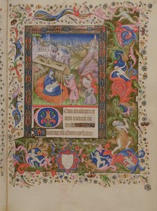 Nativity, from a Book of Hours by Master of the Brussels Initials