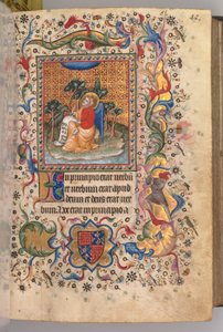 Hours of Charles the Noble, King of Navarre (1361-1425): fol.1r, St. John the Evangelist