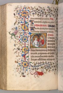 Hours of Charles the Noble, King of Navarre (1361-1425): fol. 262v, Text by Master of the Brussels Initials and Associates
