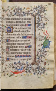 Hours of Charles the Noble, King of Navarre (1361-1425): fol. 58r, Text by Master of the Brussels Initials and Associates
