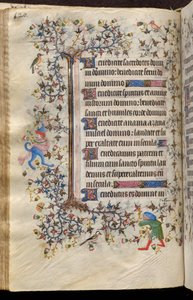 Hours of Charles the Noble, King of Navarre (1361-1425): folio 60v, Text by Master of the Brussels Initials and Associates