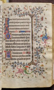 Hours of Charles the Noble, King of Navarre (1361-1425): fol. 73r, Text by Master of the Brussels Initials and Associates