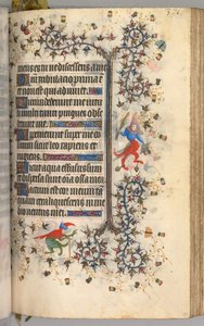 Hours of Charles the Noble, King of Navarre: Folio 181r by Master of the Brussels Initials and Associates
