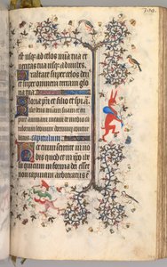 Hours of Charles the Noble, King of Navarre 1361-1425: fol. 194r, Text by Master of the Brussels Initials and Associates