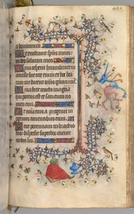 Hours of Charles the Noble, King of Navarre 1361-1425: fol. 207r, Text, c1405 by Master of the Brussels Initials and Associates