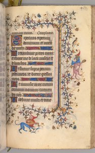 Hours of Charles the Noble, King of Navarre: fol. 230r, Text by Master of the Brussels Initials and Associates