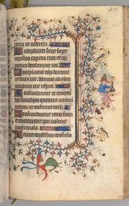 Hours of Charles the Noble, King of Navarre 1361-1425: fol. 232r, Text, c. 1405 by Master of the Brussels Initials and Associates