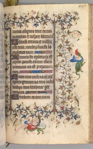 Hours of Charles the Noble, King of Navarre 1361-1425: fol. 243r, Text by Master of the Brussels Initials and Associates