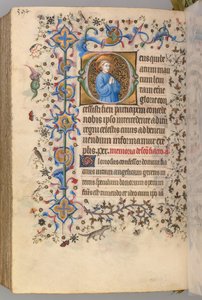 Hours of Charles the Noble, King of Navarre 1361-1425, fol. 291v, Text by Master of the Brussels Initials and Associates