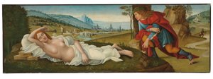 Cymon and Iphigenia by Master of the Campana Cassoni