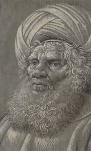 Head of a Bearded Man Wearing a Turban, ca. 1510 by Master of the Death of Absalom