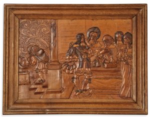Eger Intarsia Panel by Master of the Decorated Background