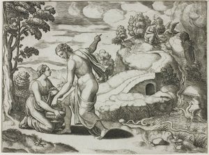 Isolated Subject from the Story of Psyche by Master of the Die