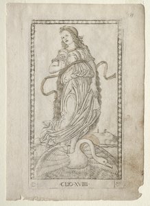 Clio (history) (from the Tarocchi series D: Apollo and the Muses, #19) by Master of the E Series Tarocchi