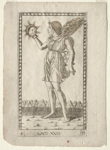 Genius of the Sun (from the Tarocchi, series B: Cosmic Principles & Virtues, #31) by Master of the E Series Tarocchi