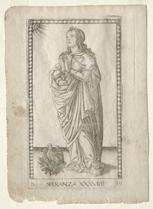 Hope from the Tarocchi (Series B: Cosmic Principles & Virtues, #39) by Master of the E Series Tarocchi