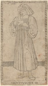 Merchant by Master of the E Series Tarocchi