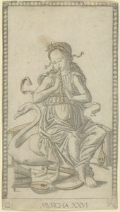Music, plate 26 from Arts and Sciences by Master of the E Series Tarocchi