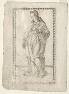 Temperance from the Tarocchi, Series B: Cosmic Principles & Virtues, #34