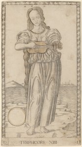 Terpsichore by Master of the E Series Tarocchi