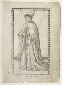 The Doge from the Tarocchi, series E: Conditions of Man, #7 by Master of the E Series Tarocchi