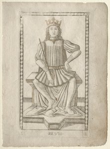 The King (from the Tarocchi, series E: Conditions of Man, #8) by Master of the E Series Tarocchi
