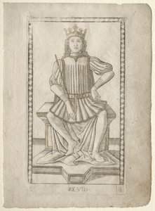 The King from the Tarocchi, Series E: Conditions of Man, #8 by Master of the E Series Tarocchi