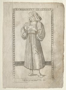 The Merchant (from the Tarocchi, series E: Conditions of Man, #4) by Master of the E Series Tarocchi