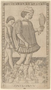 Gentleman by Master of the E Series Tarocchi