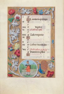 Hours of Queen Isabella the Catholic, Queen of Spain: Fol. 10v, September by Master of the First Prayerbook of Maximillian