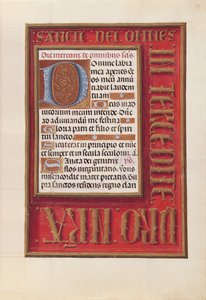 Hours of Queen Isabella the Catholic, Queen of Spain: Fol. 38r, c. 1500 by Master of the First Prayerbook of Maximillian