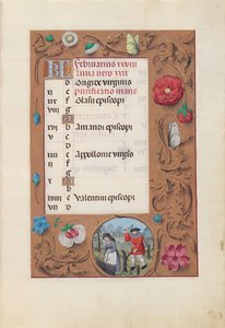 Hours of Queen Isabella the Catholic, Queen of Spain: February by Master of the First Prayerbook of Maximillian