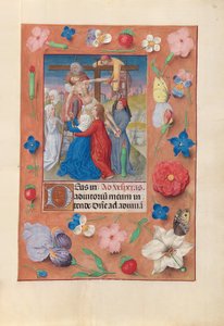 Hours of Queen Isabella the Catholic, Queen of Spain: Descent from the Cross by Master of the First Prayerbook of Maximillian