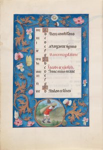 Hours of Queen Isabella the Catholic, Queen of Spain: Fol. 8v, July by Master of the First Prayerbook of Maximillian