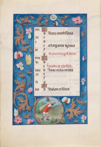 Hours of Queen Isabella the Catholic, Queen of Spain: Fol. 8v, July by Master of the First Prayerbook of Maximillian