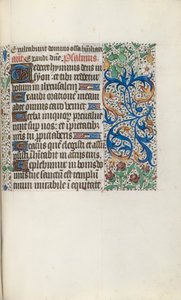 Book of Hours (Use of Rouen): fol. 136r by Master of the Geneva Latini