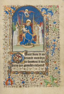 The Virgin and Child Enthroned
