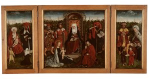 The Poortakker Triptych by Master of the Holy Family of St. Anne