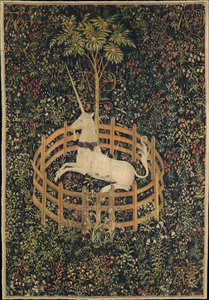 The Unicorn in Captivity by Master of the Hunt of the