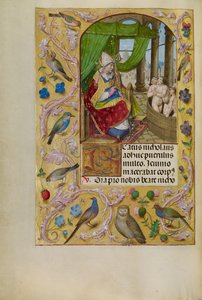 Saint Nicholas Rescuing Three Youths from a Tub by Master of the Lübeck Bible