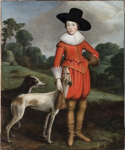 Portrait of William II, Prince of Orange, as a Boy by Master of the Monteviot Boy in Red