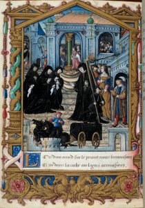 Representation of the Queen of Navarre Margarita of Angouleme