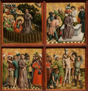 Altarpiece with The Passion of Christ by Master of the Schlägl Altarpiece