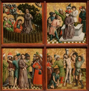 Altarpiece with The Passion of Christ by Master of the Schlägl Altarpiece