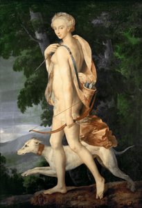 Diana the Huntress by Master of the School of Fontainebleau