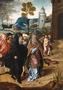 Bishop and a Hermit Saint