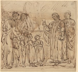 Bible Lesson by Mather Brown