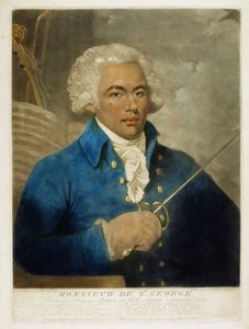 Monsieur de St. George, engraved by W. Ward, 1788 by Mather Brown