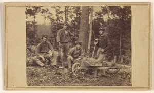 69th Reg. N.Y.V. Pioneer Party by Mathew B. Brady
